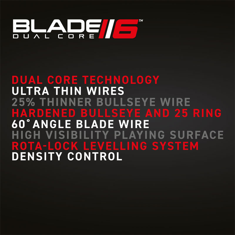 Winmau Darttavla Blade 6 Dual Core - 8