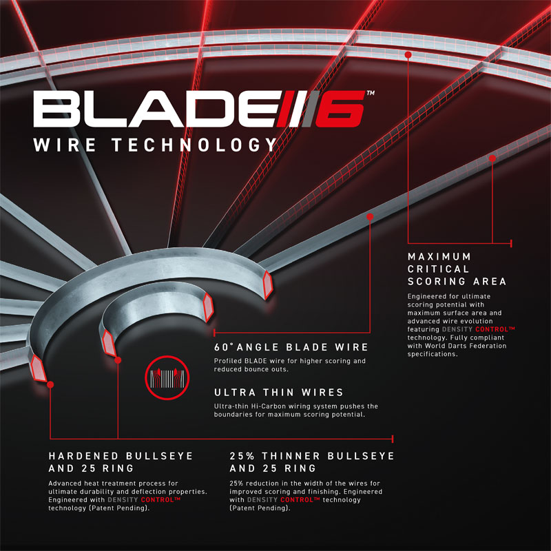 Winmau Darttavla Blade 6 Triple Core - 3