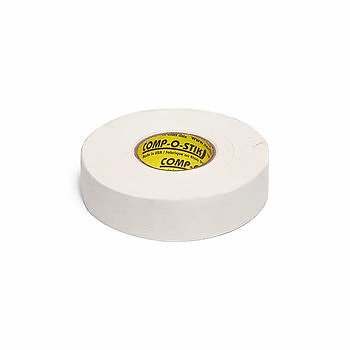 10-Pack Klubbtejp Bandy och Hockey Comp-o-stik Vit , 25m/rullen, 36mm eller 24mm