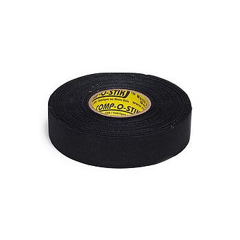 Klubbtejp Hockey och Bandy. Comp-o-stik   24mm x 25m Svart 10-Pack