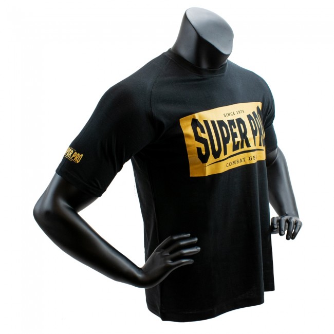 Super Pro S.P BLOCK T-shirt Black/Gold