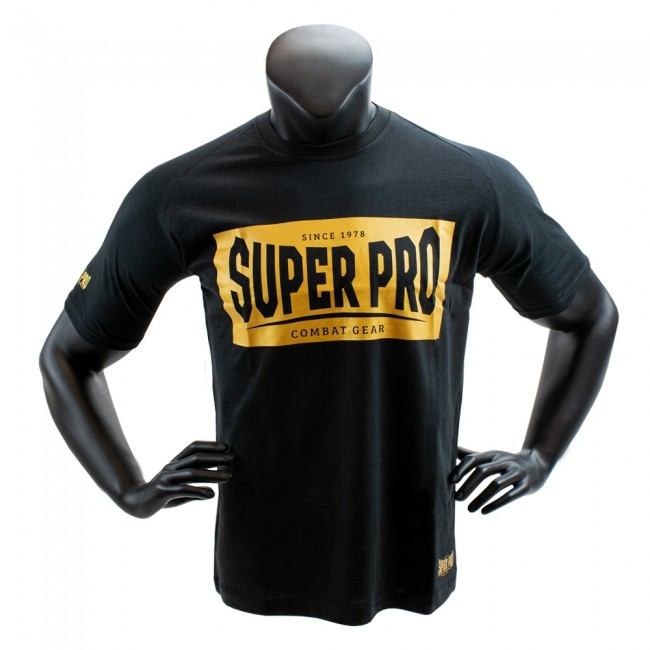 Super Pro S.P BLOCK T-shirt Black/Gold - 2