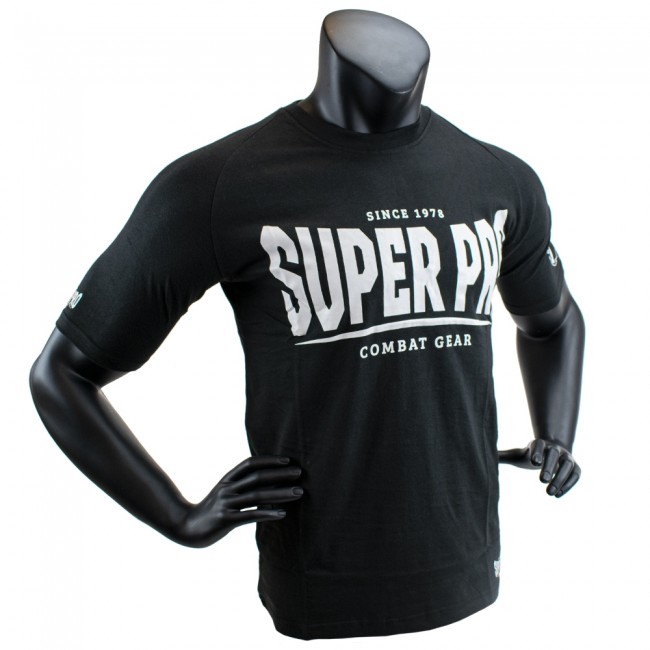 Super Pro S.P LOGO T-shirt Black/White