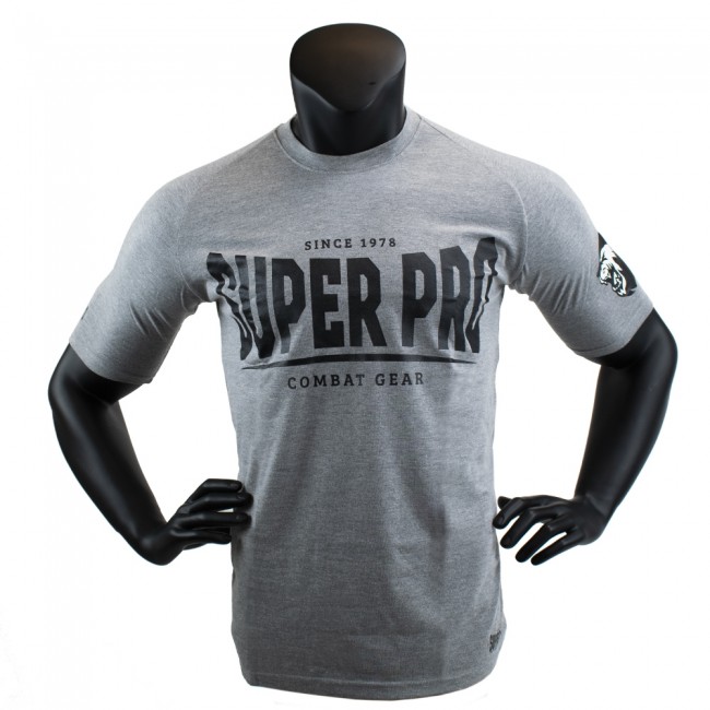 Super Pro S.P LOGO T-shirt Grey/Black - 4