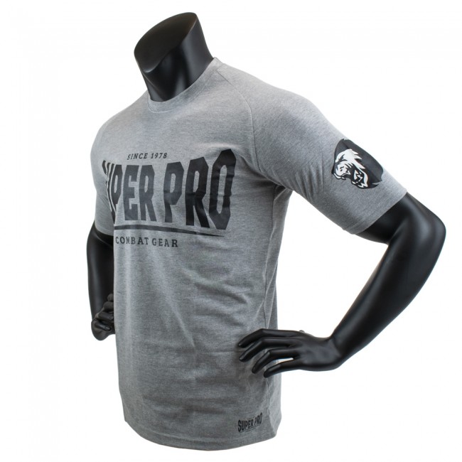 Super Pro S.P LOGO T-shirt Grey/Black - 3