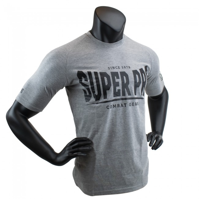 Super Pro S.P LOGO T-shirt Grey/Black