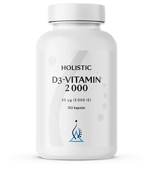 D3-vitamin 2000, 180 kapslar 