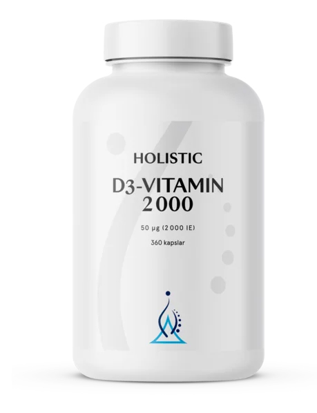 D3-vitamin 2000, 360 kapslar 