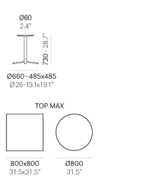 Table stand Fluxo - 11
