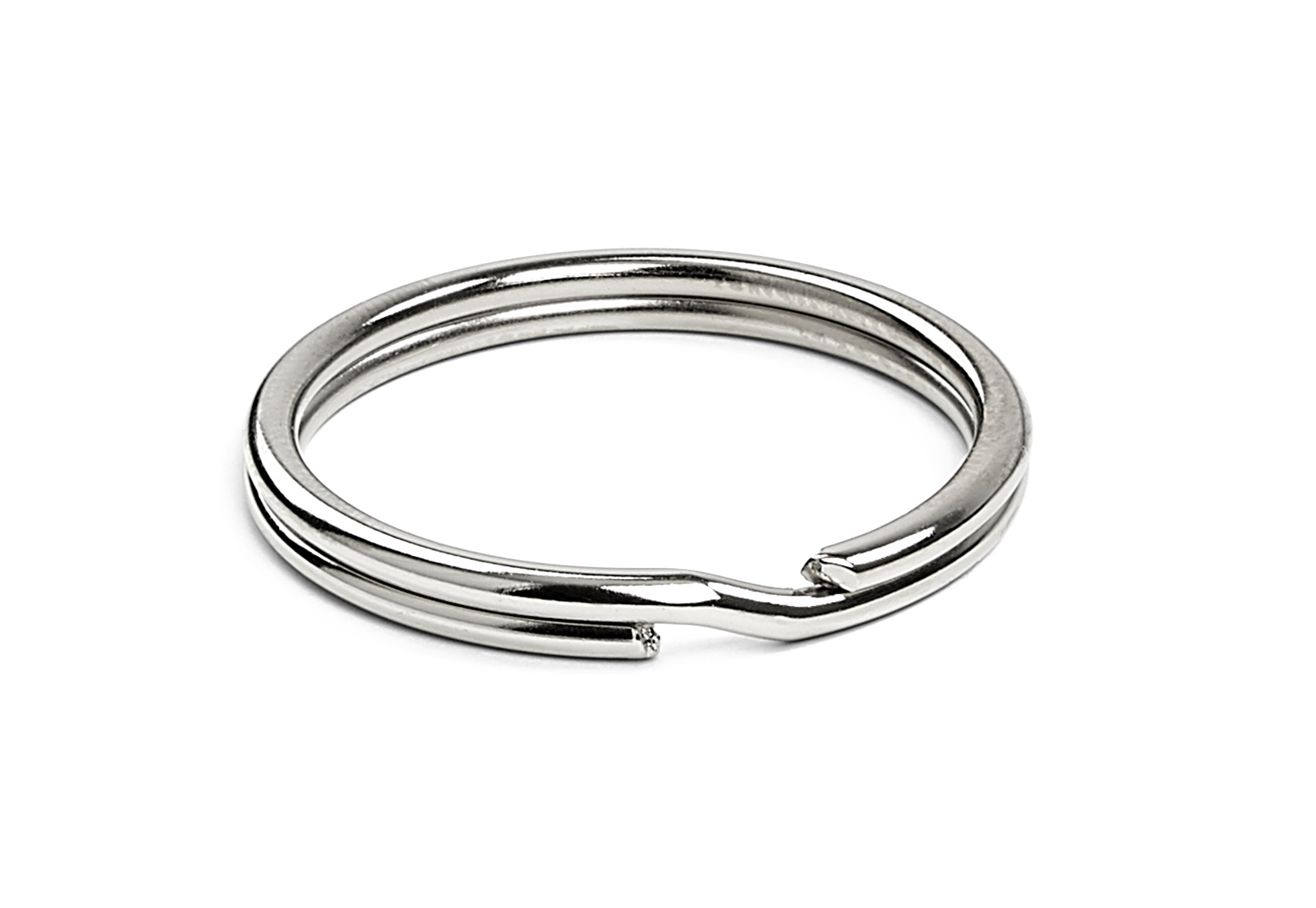 Nyckelring Nickel 20mm - 10st