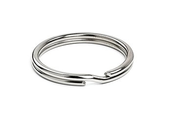 Nyckelring Nickel 20mm - 10st