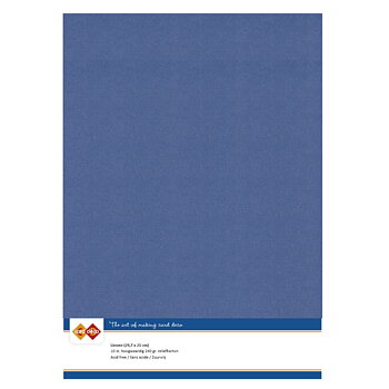Card Deco - Cardstock Linen - A4 -jeans10 pack