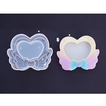 Silicone Resin Mold Heart wings