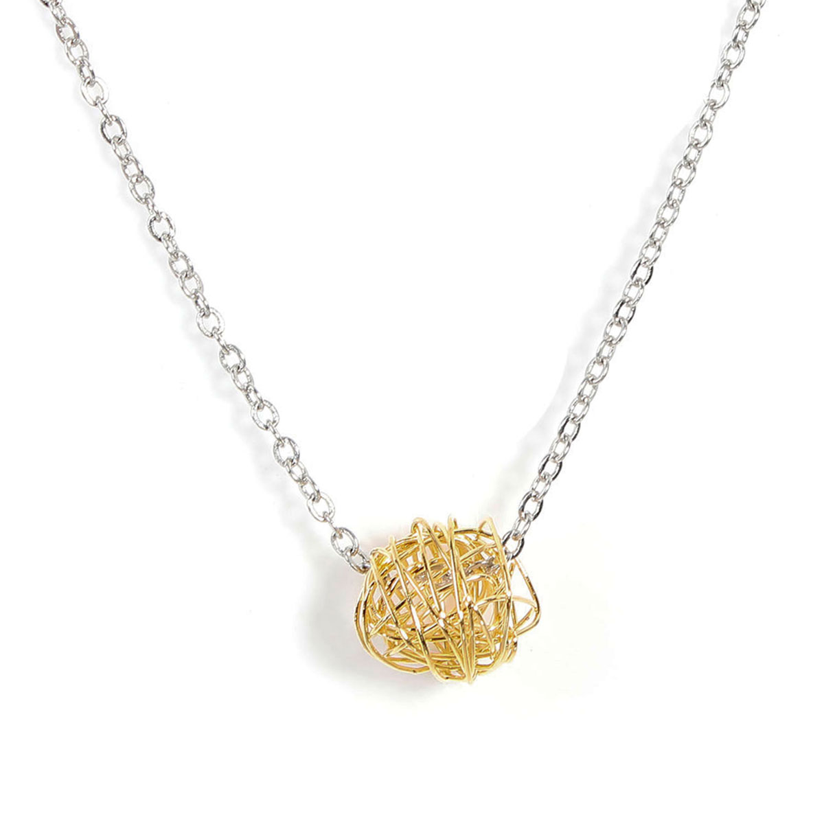 Hollow Twist Ball  Gold - 2