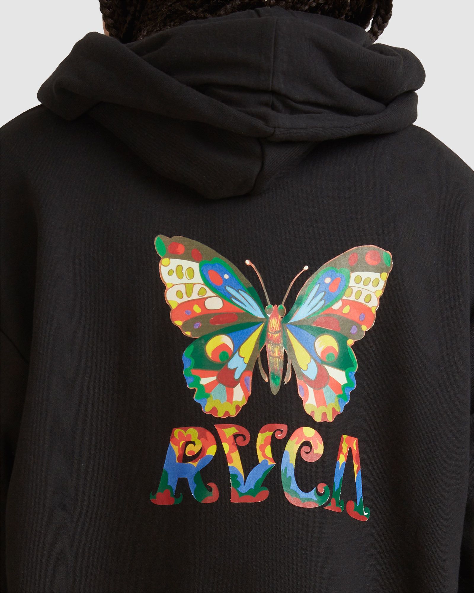 RVCA Women Melissa Grisancich Hoodie Pirate Black - 3