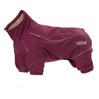 Rukka Thermal Overall - Koiran shoftshell puku - Viininpunainen - Lyhyet lahkeet
