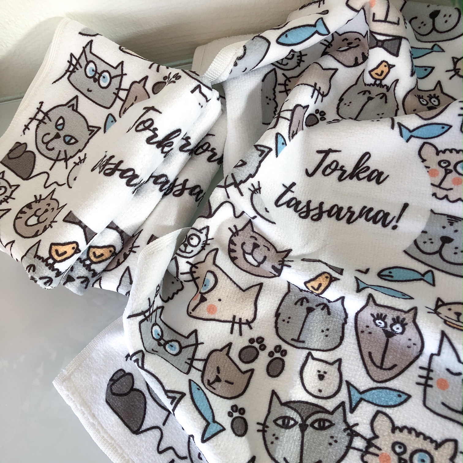 SLUTSÅLDA Mjuk handduk till katten - 3