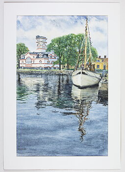 The marina in Västervik