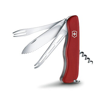 Pocket knife Cheese Master, red