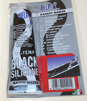 Packningssilicon black, tål höga temperaturer, -80-315 grader.    85 ml