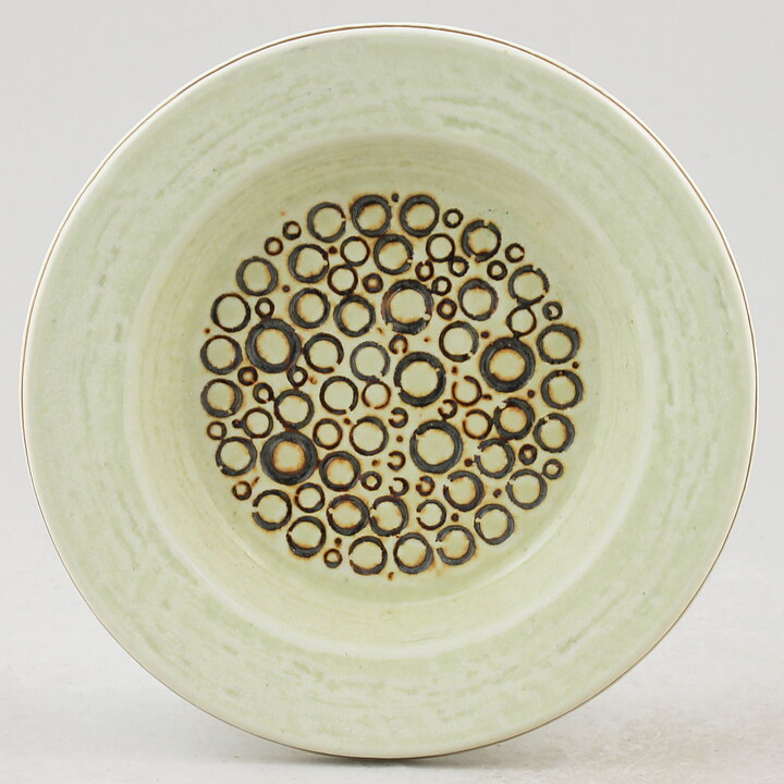 ブリト・ルイス・サンデル  Mykeneシリーズ  茶色の柄のボウル  1961年 15cm