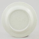 Britt-Louise Sundell (Mykene 1961) White Round Bowl with Brown Circular Relief 15 cm