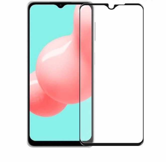 Samsung Galaxy A12 - Heltäckande Härdat Skyddsglas - 2