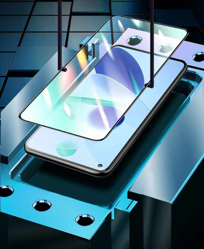 Samsung Galaxy A12 - Heltäckande Härdat Skyddsglas - 6