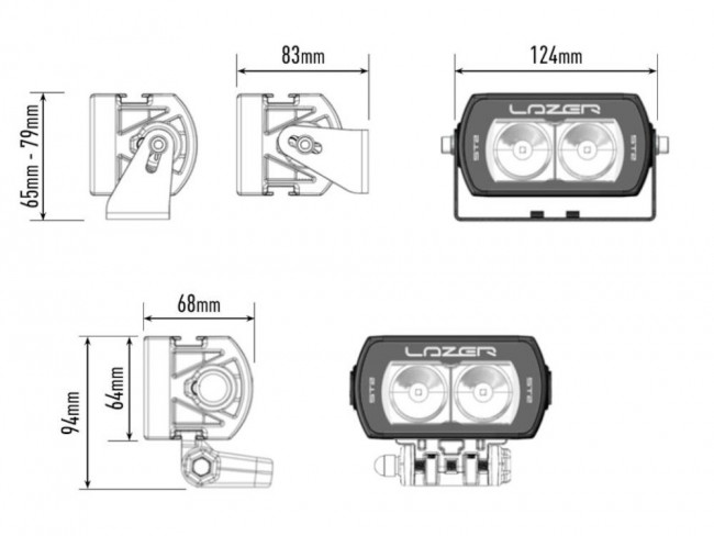 Lazer LED-ramp ST2 Evolution 5"  - 2