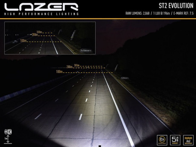 Lazer LED-ramp ST2 Evolution 5"  - 5