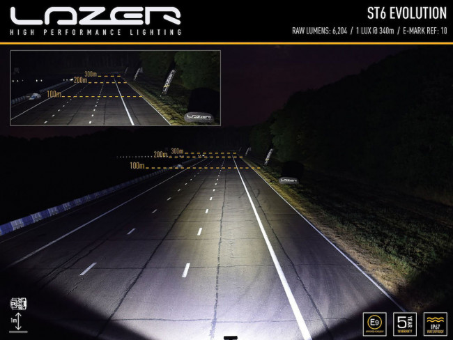 Lazer LED-ramp ST6 Evolution 11"  - 4
