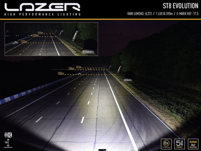 Lazer LED-ramp ST8 Evolution 14"  - 4