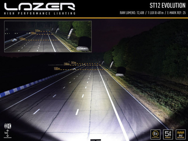 Lazer LED-ramp ST12 Evolution 21"  - 4
