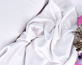 Super Soft Bamboojersery in White