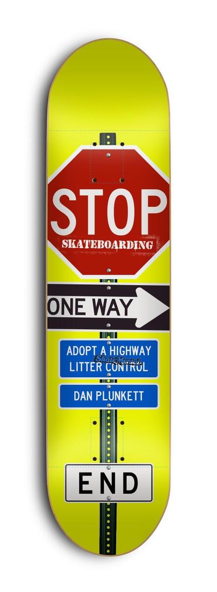 Skate Mental Skateboards Dan Plunket Stop 8,5"