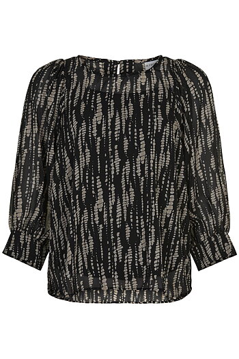  In Front - Mariah Blouse Black