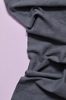 LEAF JACQUARD - GRAY
