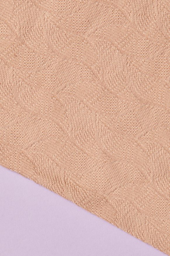 LEAF JACQUARD - PALE CARAMEL - 2