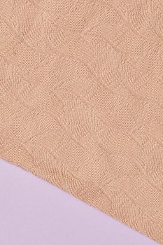 LEAF JACQUARD - PALE CARAMEL