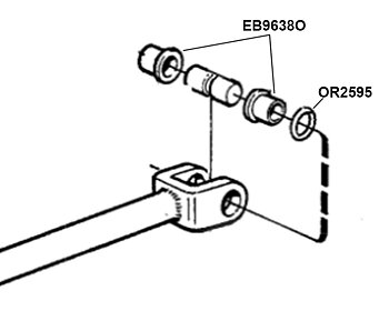 Bussning växelspak M45/M46/M47/M90