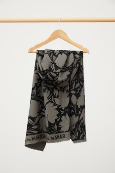 CREPE FLORAL - GRAY