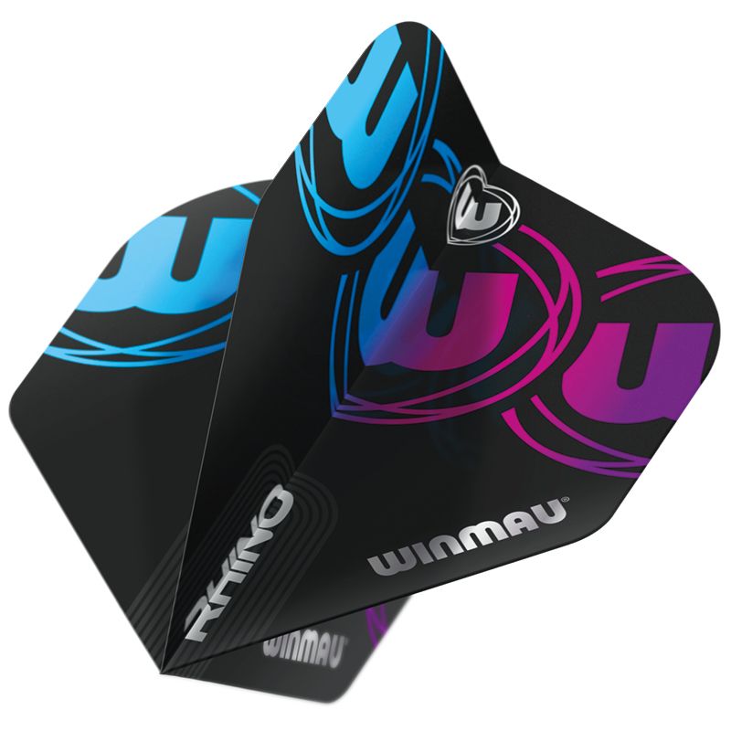 Winmau Mega Black, Blue & Purple Standard NO2 - 2