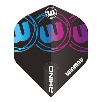 Winmau Mega Black, Blue & Purple Standard NO2