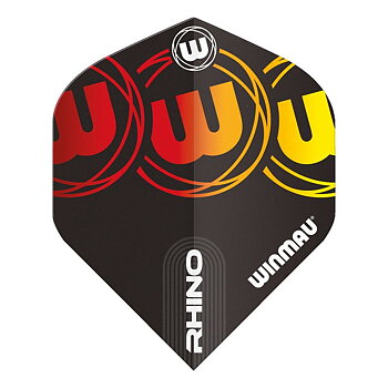Winmau Mega Black, Red & Yellow Standard NO2