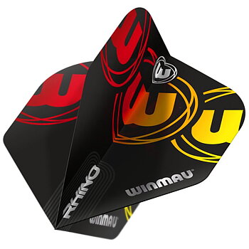 Winmau Mega Black, Red & Yellow Standard NO2