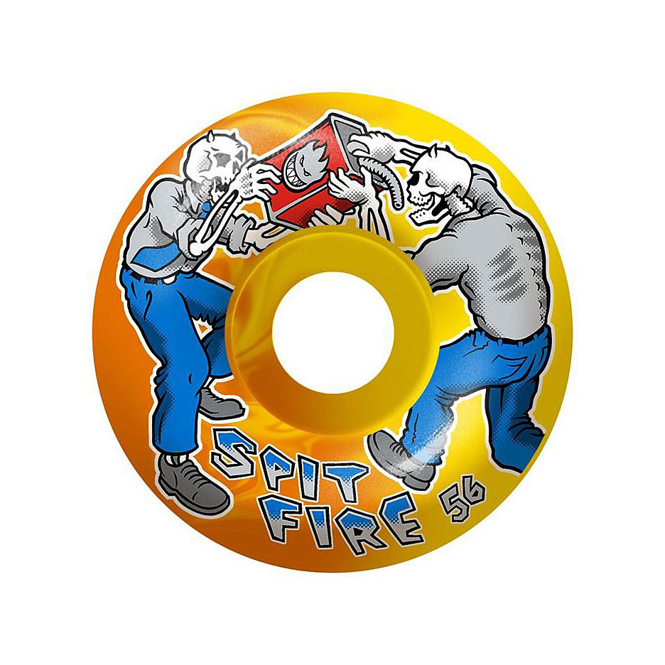 Spitfire Wheels Firefight Yellow/Orange 99A 54mm