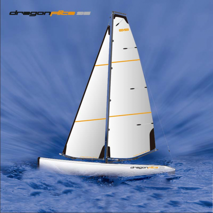 Joysway 8811A Segelbåt Dragon Flite 95 V2 PNP utan Radioutrustning - 6