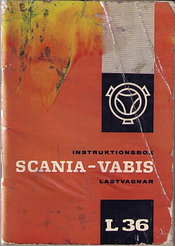1966 Scania-Vabis L 36 Lastvagnar Instruktionsbok