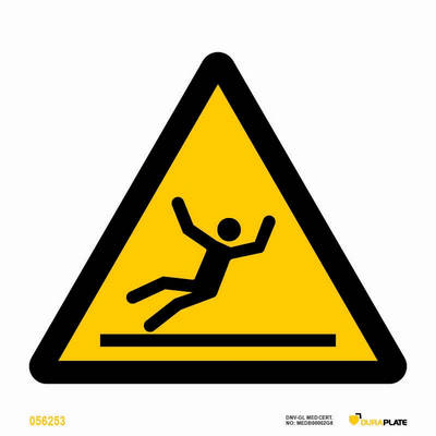 Warning sign (WSS) "Slippery surface warning" - IMPA 33.7501