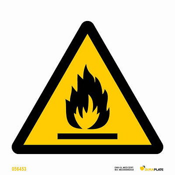 Varningsskylt (WSS) "Brandfarlig" - IMPA 33.7509